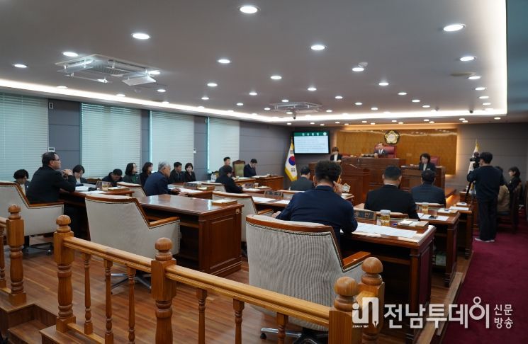 담양군의회, 제342회 임시회 폐회