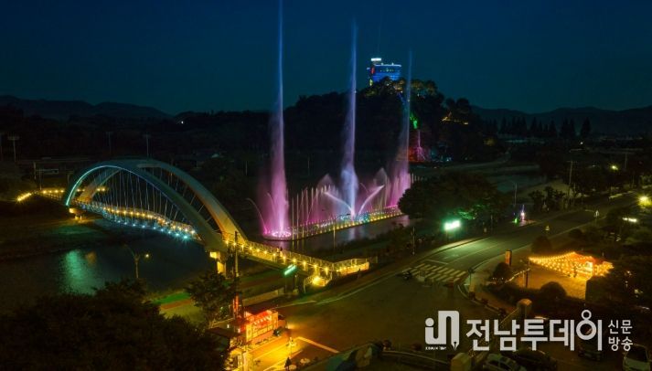 2026년 ‘화순 꽃강길 음악분수쇼’ 공연