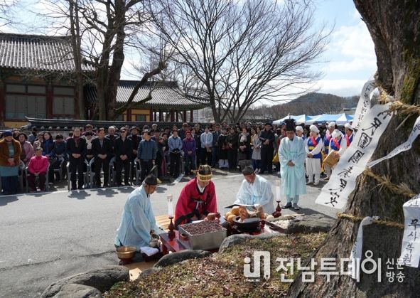 나주문화재단이 3일 나주읍성 사창거리 일원에서 ‘2026 나주읍성 사창거리 당산문화제’를 개최했다.