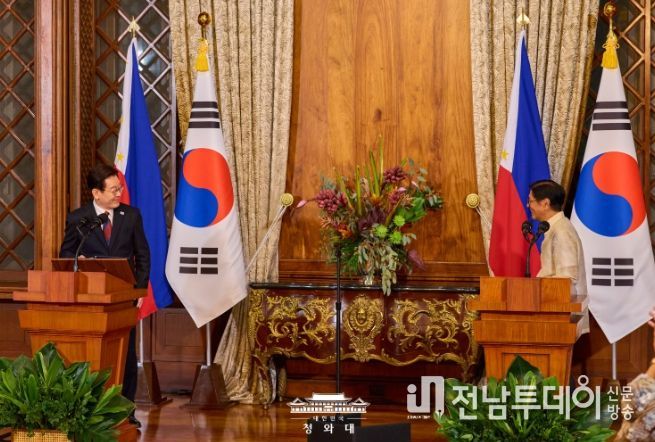 한·필리핀 공동언론발표(청와대)