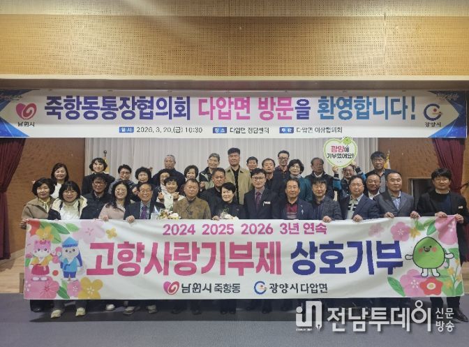 광양시 다압면·남원시 죽항동 이․통장협의회, 우호 교류 행사