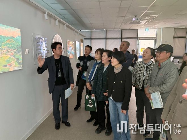 장흥군농어촌신활력센터, AI 미디어아트 전시