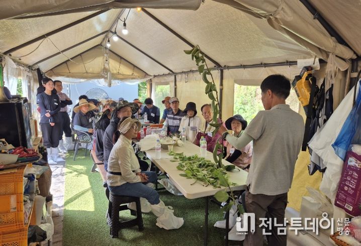 나주시가 2026년도 나주시농업인대학 ‘청년배전문반’ 교육생을 모집한다. 사진은 지난해 청년배전문반 교육 진행 모습.