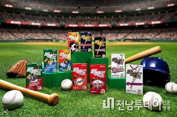 KBO X 롯데웰푸드 콜라보 제품(빼빼로) 이미지